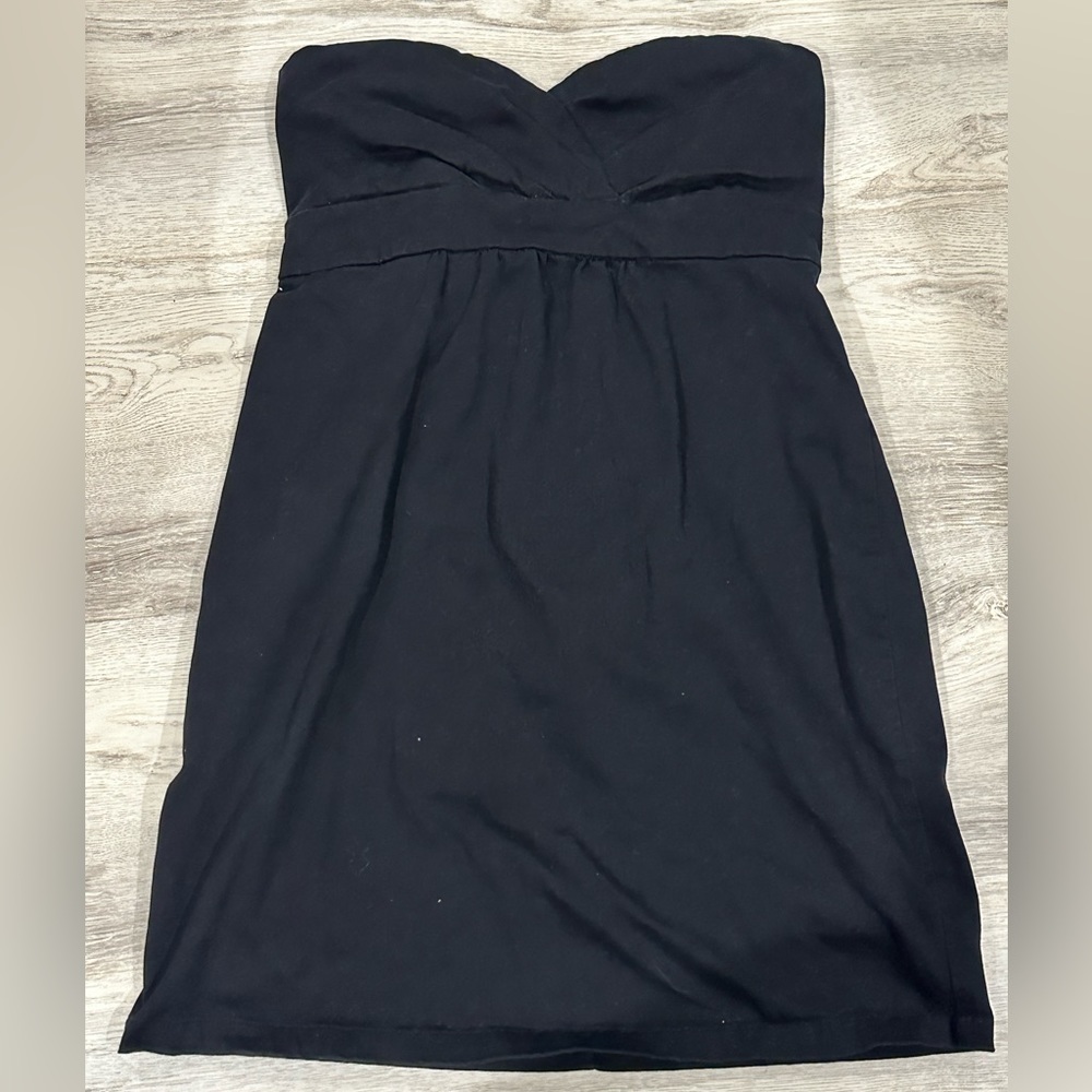 Mini Strapless Black Dress